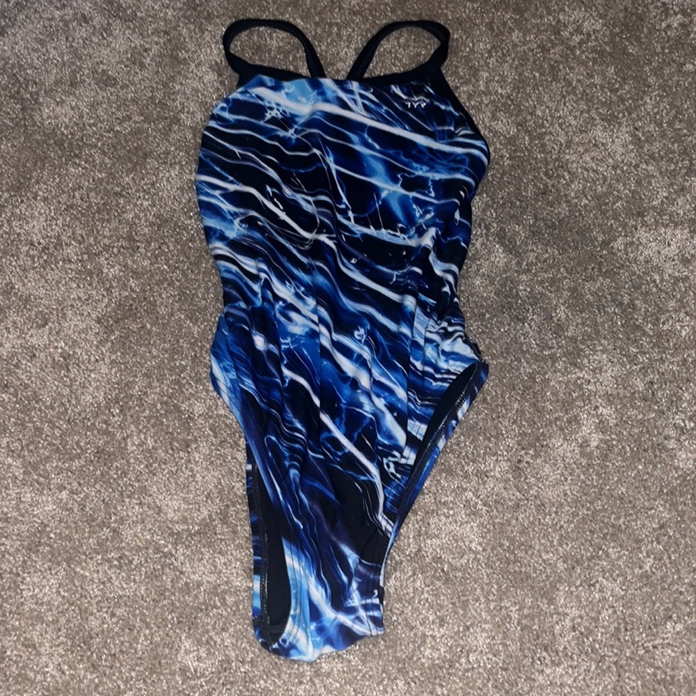 USED: TYR one piece bathing suit, size 30
